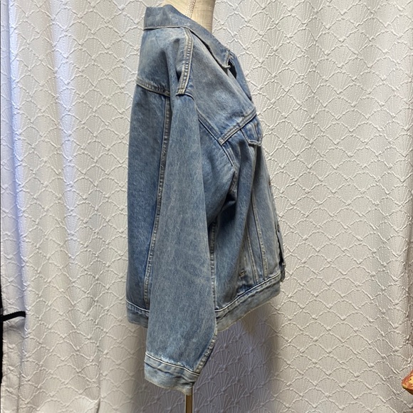 Levi's size medium Classic Blue Denim‎ Jacket big E medium wash vintage look - Picture 5 of 12